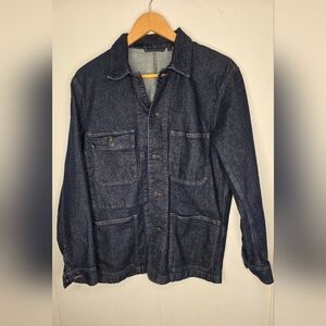 Unisex Uniglo Denim Chore Coat. Midlegnth. Buttons. Barely Used.small